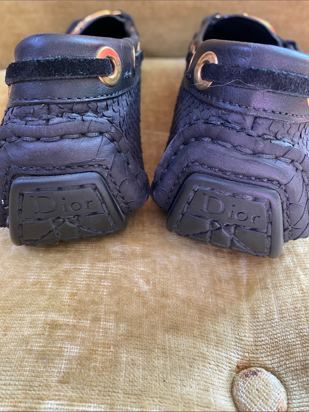 Dior all leather driving shoes, size 37 - Picture 4 of 6